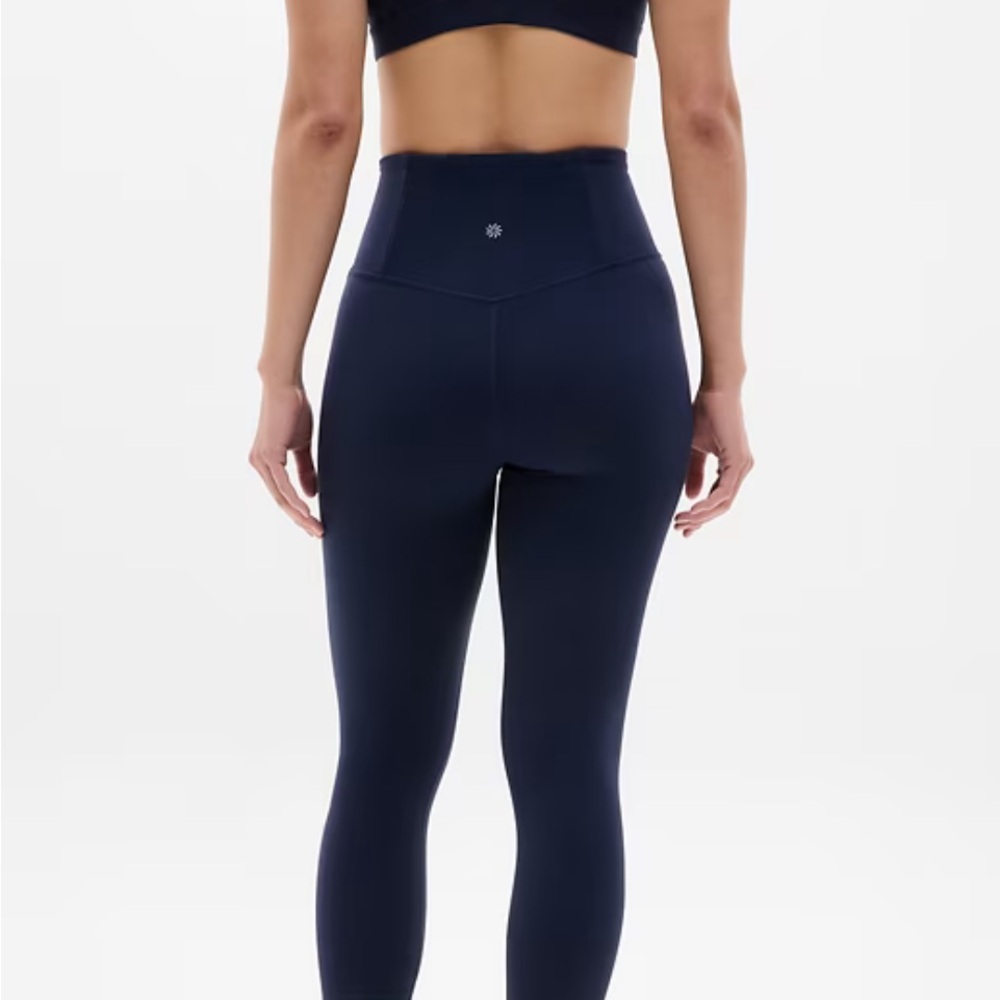 Athleta Elation Ultra High Rise Navy Capri